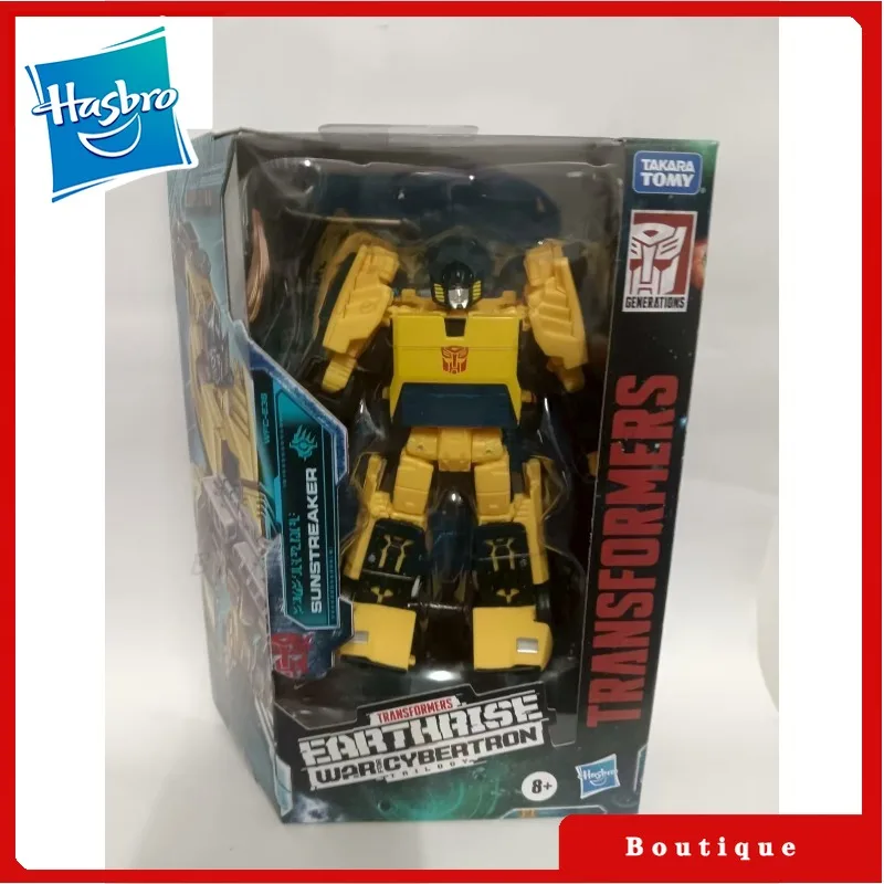 

In stock Hasbro Transformers toys Earthrise WFC-E36 Deluxe Sunstreaker Action Figure Robot Toy Collectibles Gift Hobbies
