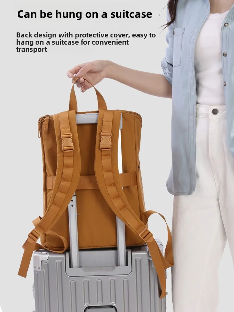 

Large Capaci Waterproof Leisure Sle Busin Travel Bapa for Men And Women 4 Inch Laptop Carent Ox Cloth