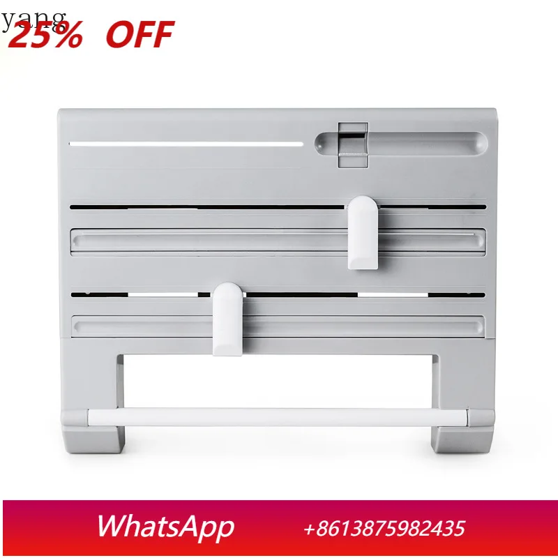 

CX six-in-one plastic wrap roll paper garbage bag tape tin foil kitchen rack