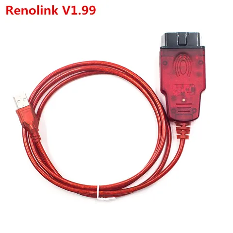 Профессиональный кабель OBD2 Renolink 1,99 2024, для автомобильного инструмента Renault, настройка ECU/air-ba9, сброс/интерфейс программатора ключей ECC UCH