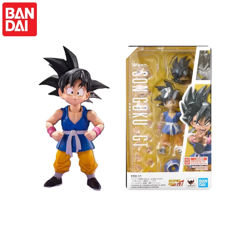

In Stock! Bandai SHF Dragon Ball GT Junior Son Goku Turtle School Qigong Joints Movable Finished Figure Gifts