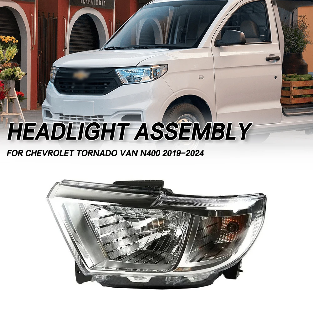 

For Chevrolet Tornado VAN N400 2019 2020 2021 2022 2023 2024 Left/Right Side Front Bumper Head Light Headlamp Headlight
