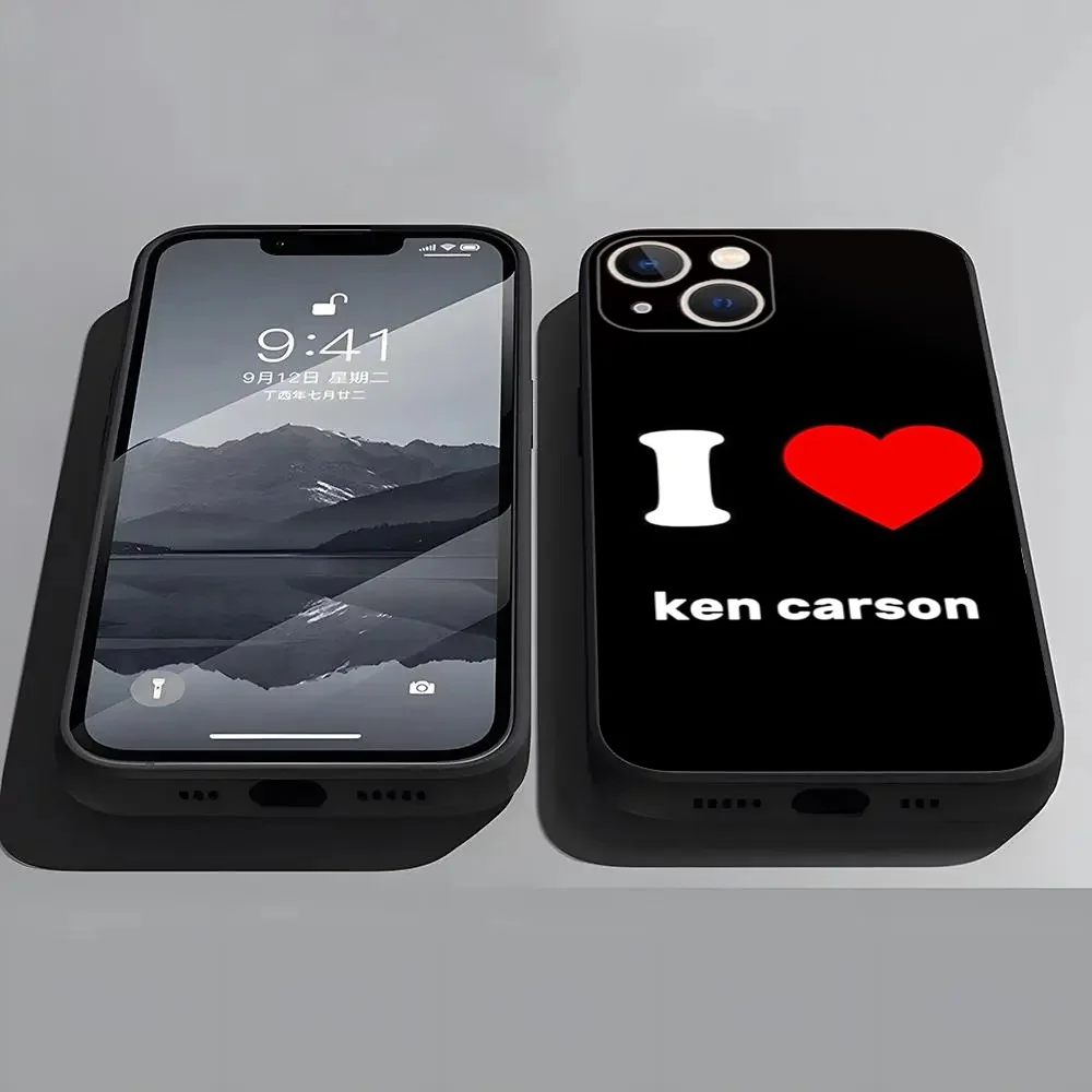 Ken Carson Phone Case For Apple iPhone 15,14,13,12,11,Pro,X,XS,Max,XR,Plus,Mini Soft Black Cover