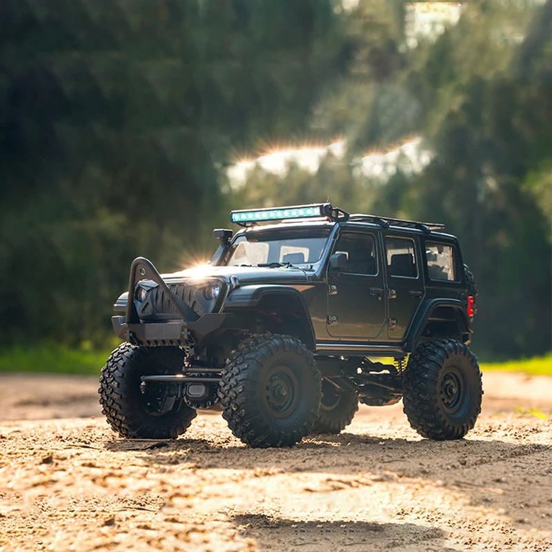 1:16 Rc Crawler Rc Offroad 4x4 modelo de simulación coche de escalada vehículo todoterreno Rc de alto rendimiento con diseño realista para niño