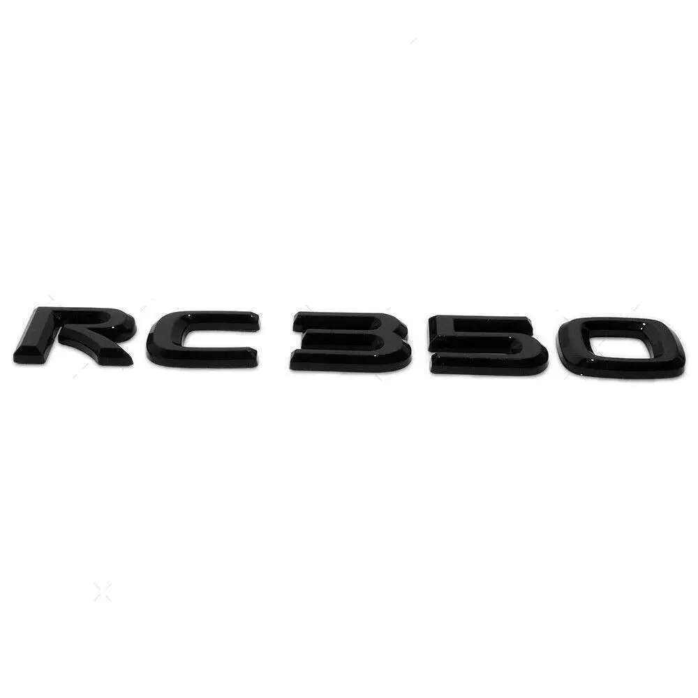 Letter RC 350 RC350 Letter Badge Emblem Car Replace F-Sport R-SPORT Gloss Black