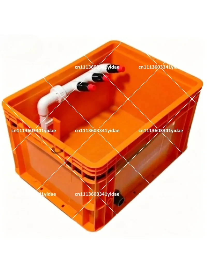 Automatic Small Turnover Box Fish Tank Filter, 10000 GPH Flow, Self-Cleaning Backwashing Design for Aquariums