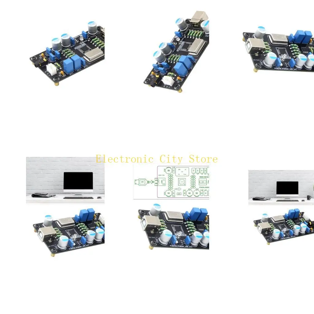 

PCM2706 PCM5102A Модуль декодирования звук цифровой преобразователь для усилителя мощности HU8D