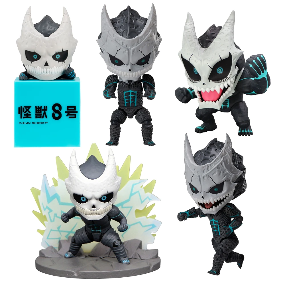 5Pcs/1Set 6CM Anime kaiju No.8 Hibino Kafka Figure Monster Anime Model Toy Gift Collection Action Figure Desktop Car Decorations