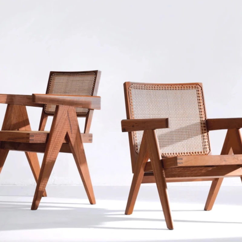 

Single Chair Living Room Wabi Sa Nanyang Vintage Rattan Kangaroo Chair Myanmar Teak