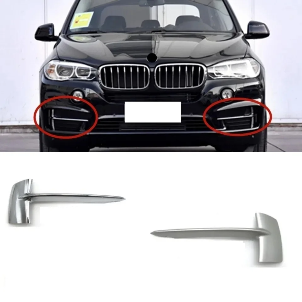 Front bumper grille decorative strip For BMW X5 F15 2014-2017