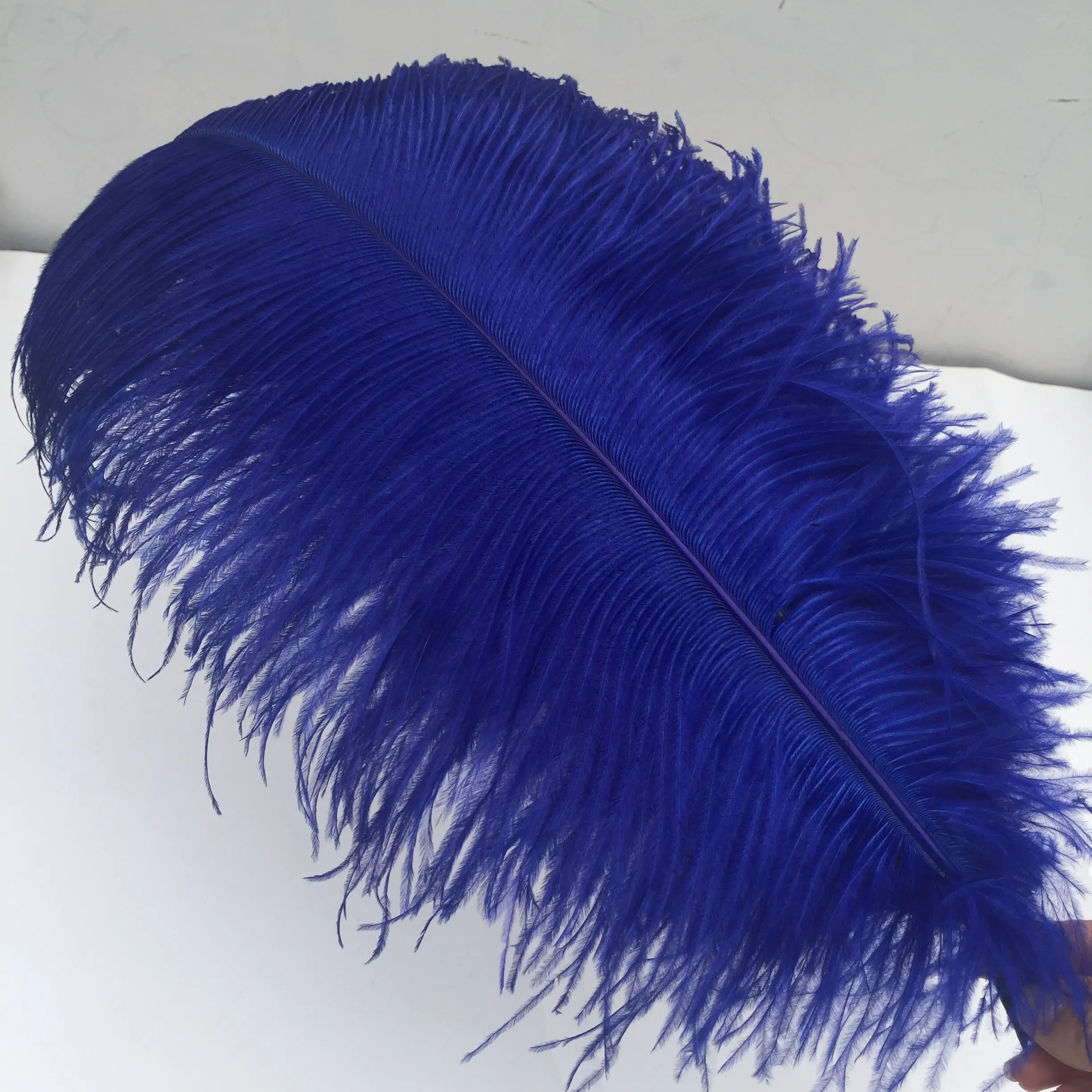 

10pcs Royal Blue Ostrich Feathers 40-45cm Feather for Party Table Centerpieces Holiday Decoration Vase Decor Plume Crafts
