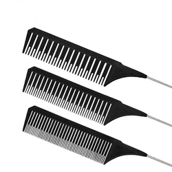 Hairbrush Hair Styling Combs Tailed Comb Set Coloring Dyeing Comb Salon Tool Sectioning Highlighting Weaving Cutting Comb