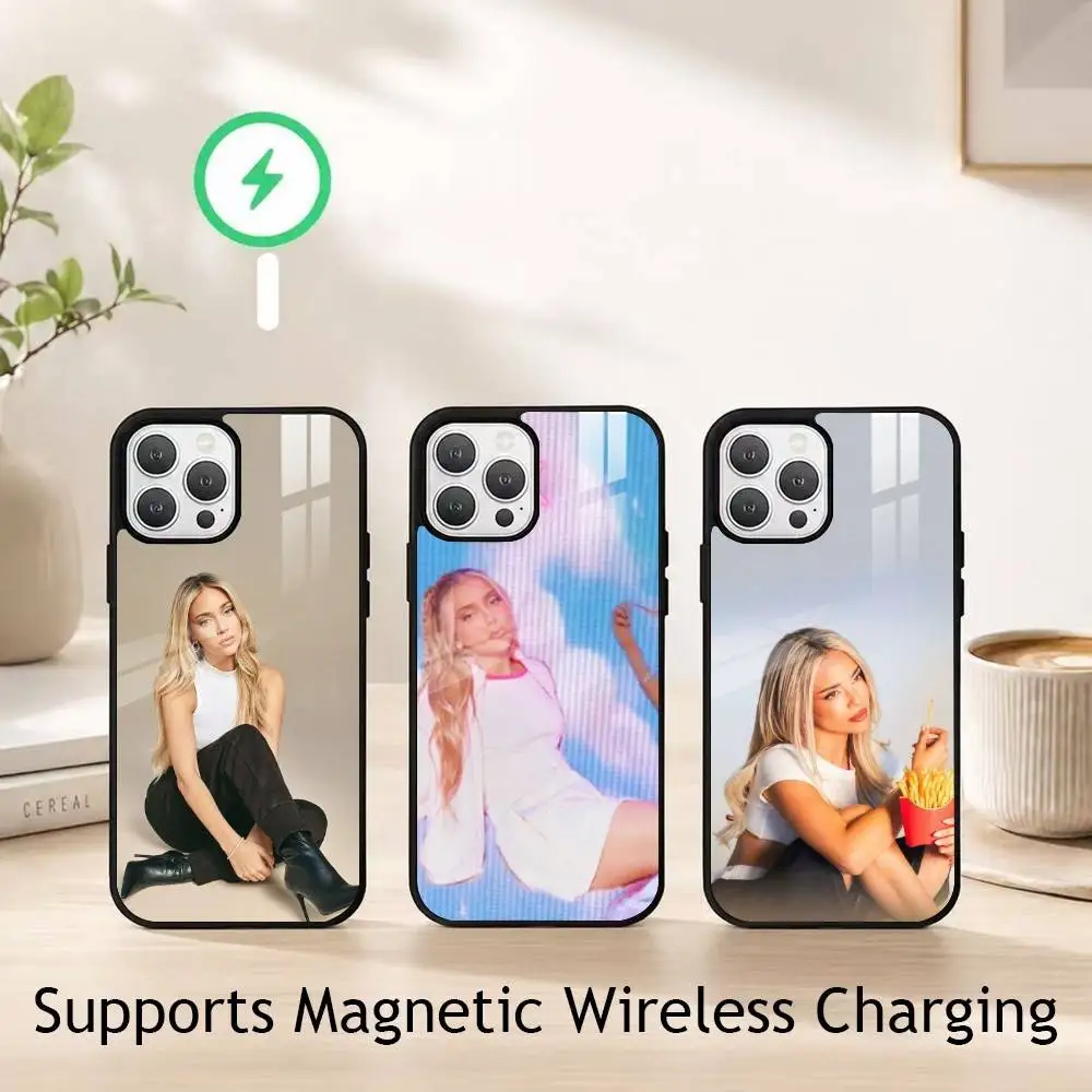 Ana Mena Duecentomila ore gift Phone Case For iPhone18,17,16,15,14,13,12,11 Plus,Pro Allows magnetic wireless charging