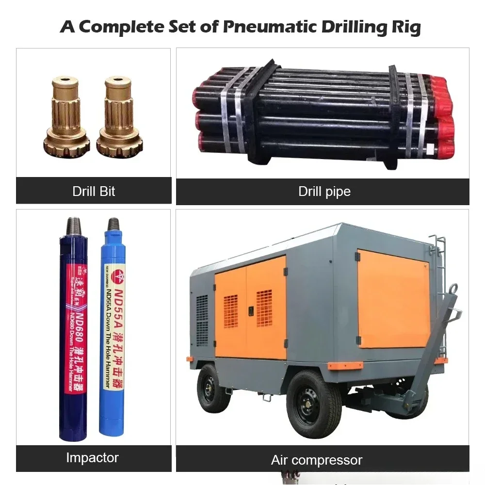 BOREHOLE DRILL RIG Сверлильная установка для бурения воды Цена машины