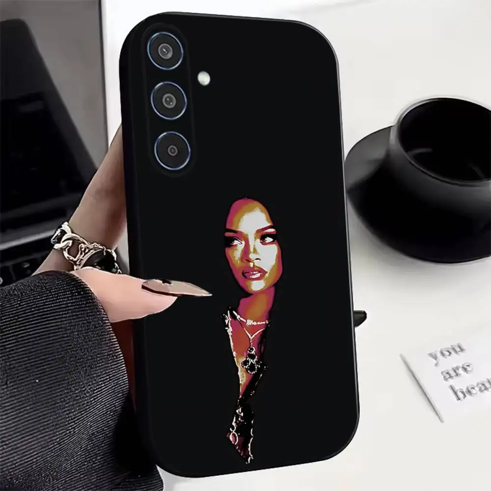 R-rihanna For Samsung Phone Case, Non-slip & Shockproof  A22 A21 A20 Ultra A70 A71 A73 A72