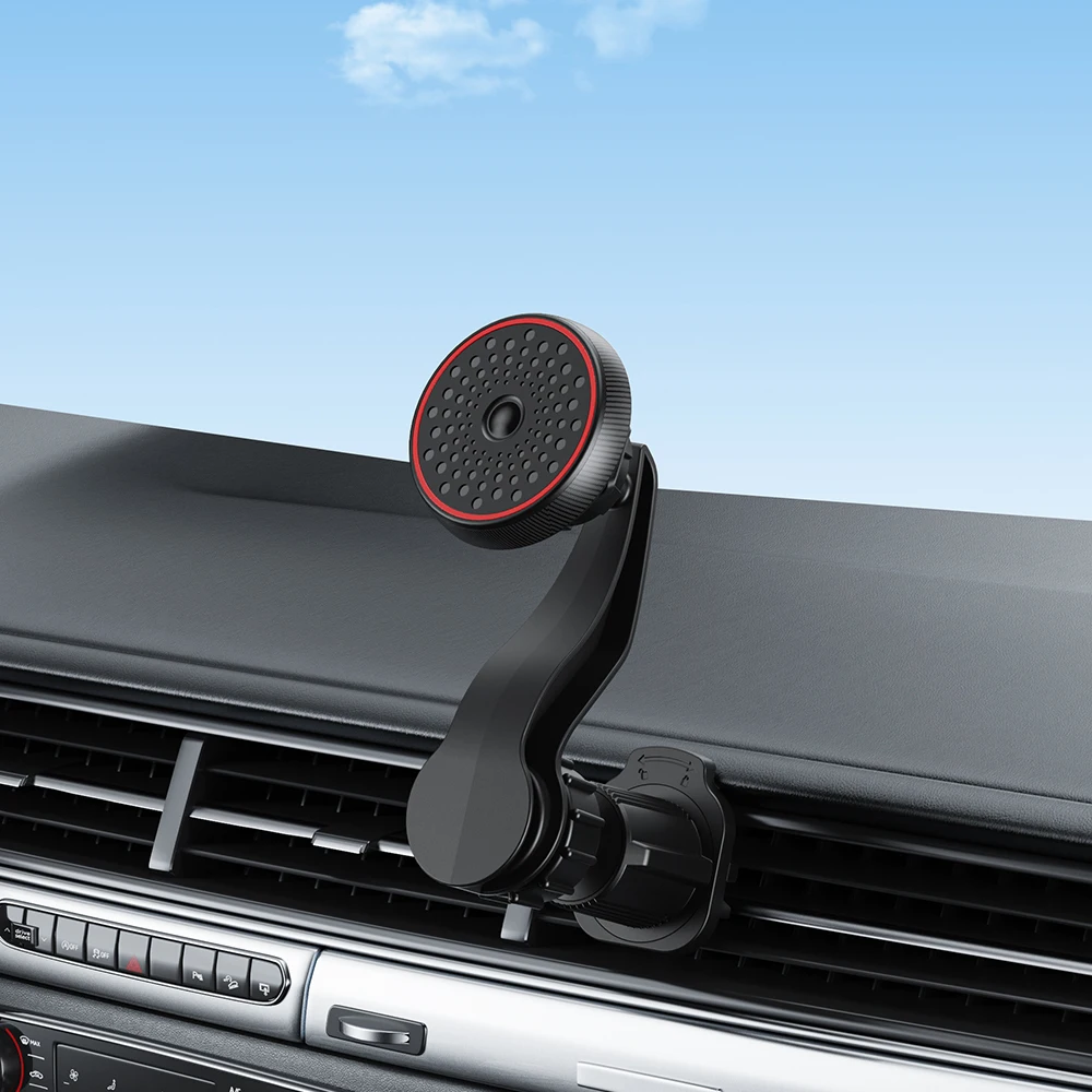 

Magnetic Phone Holder Car Mount Strong Magnet Cell Phone Mount Air Vent with Long Arm Never Blocking Vent for iPhone 15 14 13 Pr