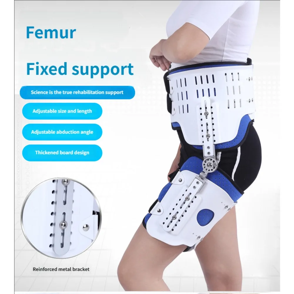 

Hip Fixation Brace Thigh Fractures Wrap Compression Joints Belt Orthosis Extension Stent Fractures Corrective Protective Support