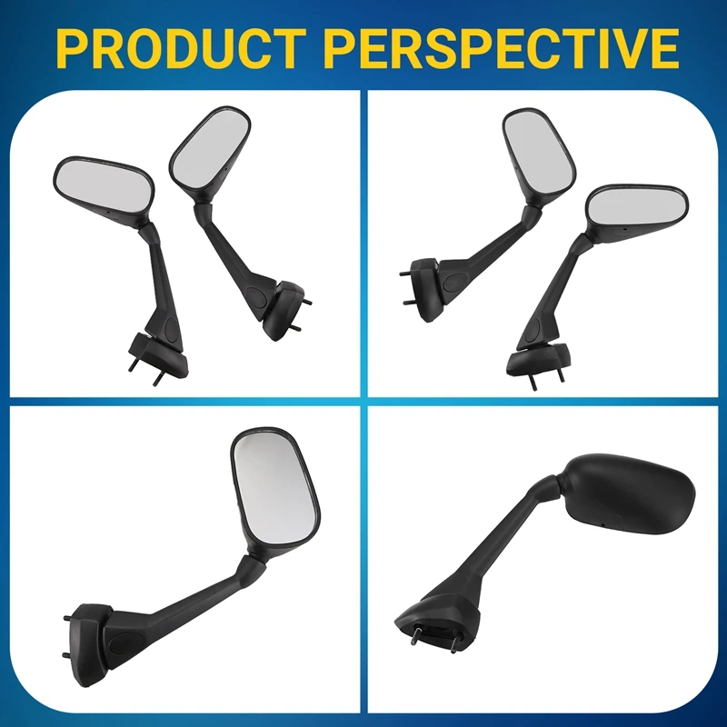 Motorcycle Rearview Mirror Side Mirrors For Yamaha FZ1 Fazer 2007 2008 2009 2010 2011 2012 2013