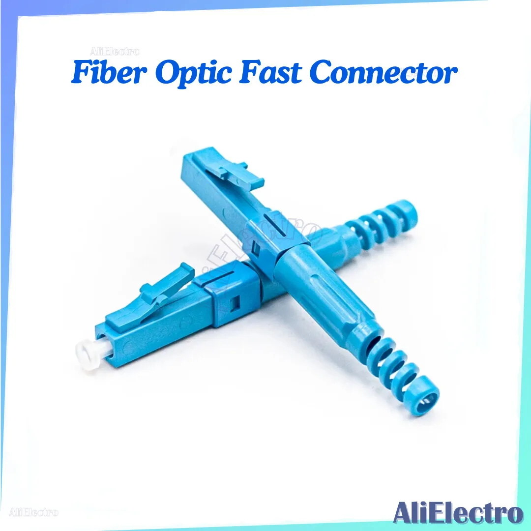 

Single Mode LC UPC 2.0*3.0 cable SM LC Embedded type FTTH Fiber Optic Fast Connector Adapter For Cold Splice