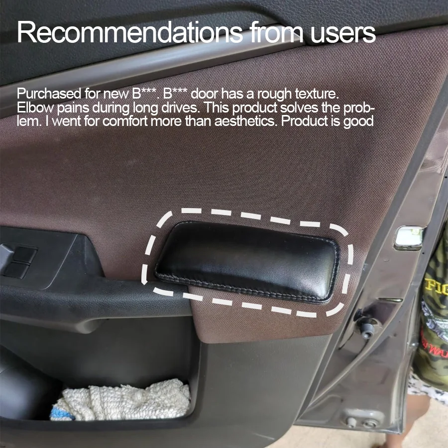 العالمي لينة بولي Leather الجلود السيارات مسند الذراع وسادة القدم الركبة طماق غطاء سيارة مركز وحدة التحكم الركبة الساق الكوع حشوة وسادة