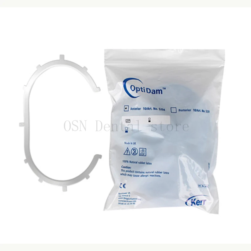 Kerr Rubber Dam Sheets 3D Nipple OptiDam Anterior/Posterior  for Endodontics and Restoration Nipple Design Front Teeth Molar