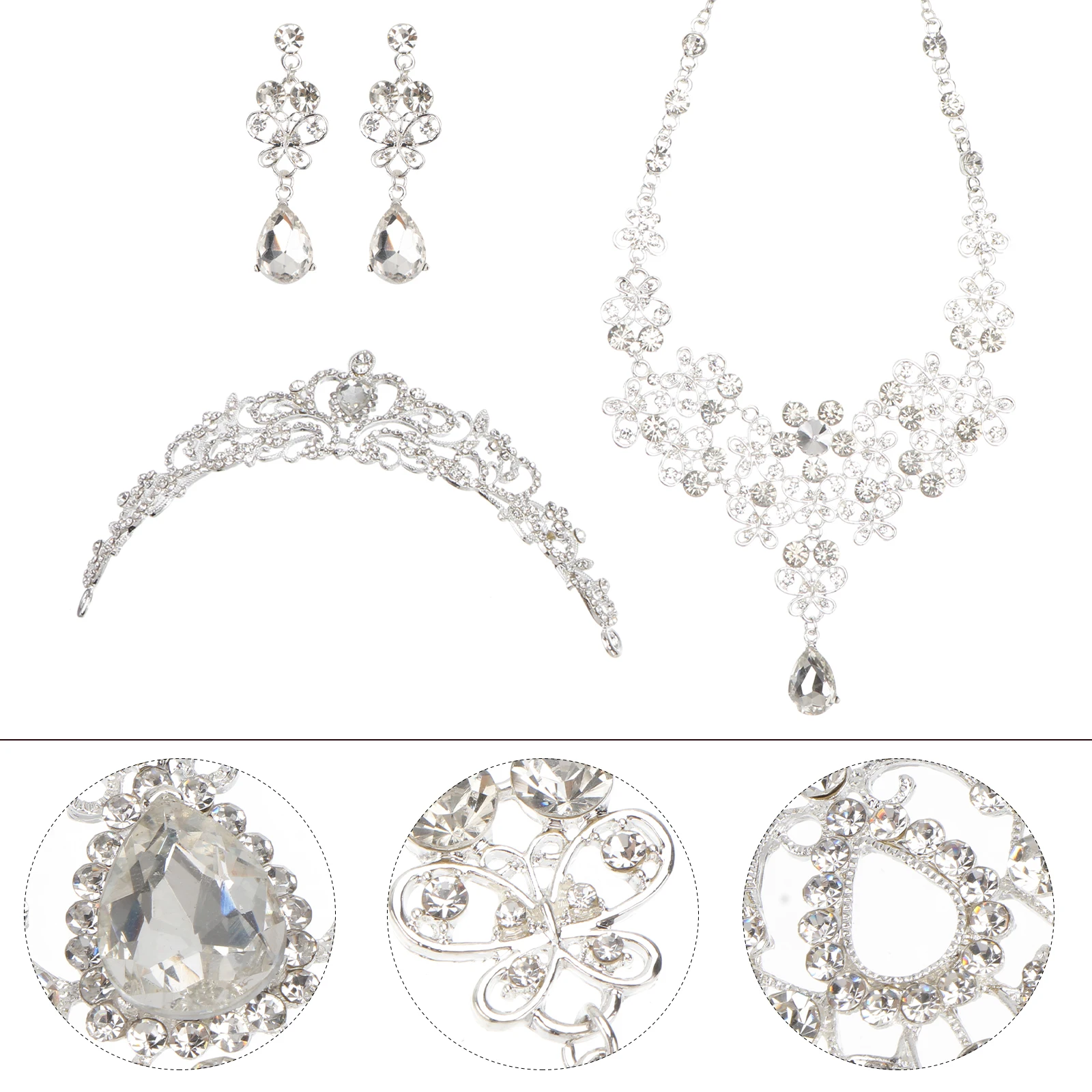 

Crown Necklace Bridal Headdress Wedding Accessories Crystal naments Wedding Accessories Alloy Headb Bride Necklace