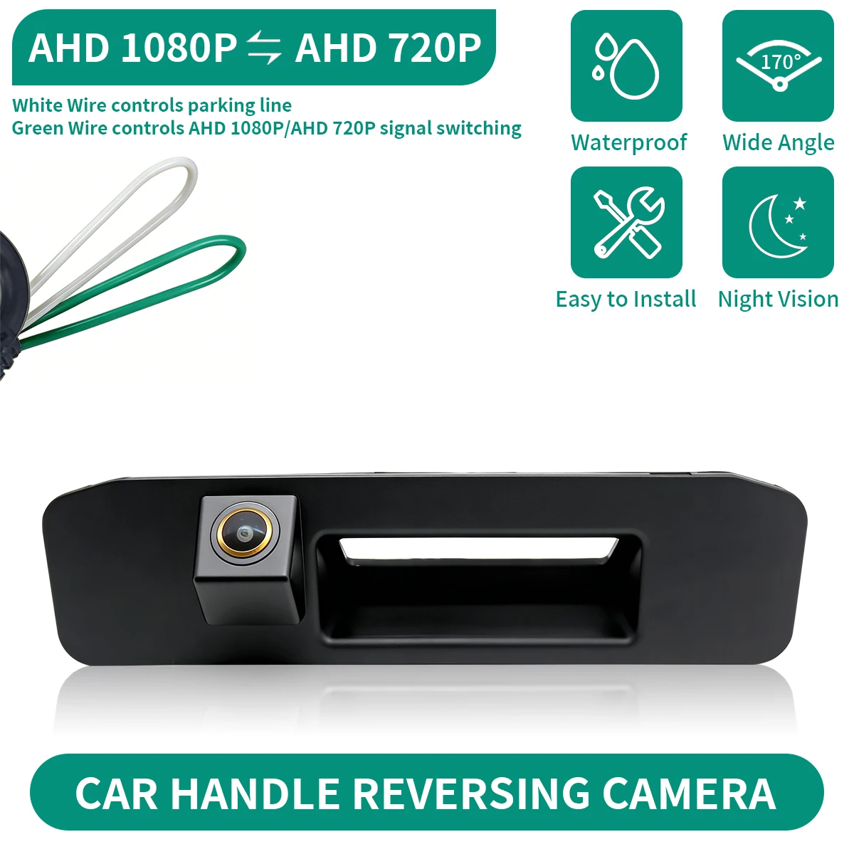 

AHD 1080P Vehicle Rear View Camera for Mercedes Benz X204 X156 W176 X253 W167 W166 X166 W447 GLK GLA a GLC GLE ML GL V-Class