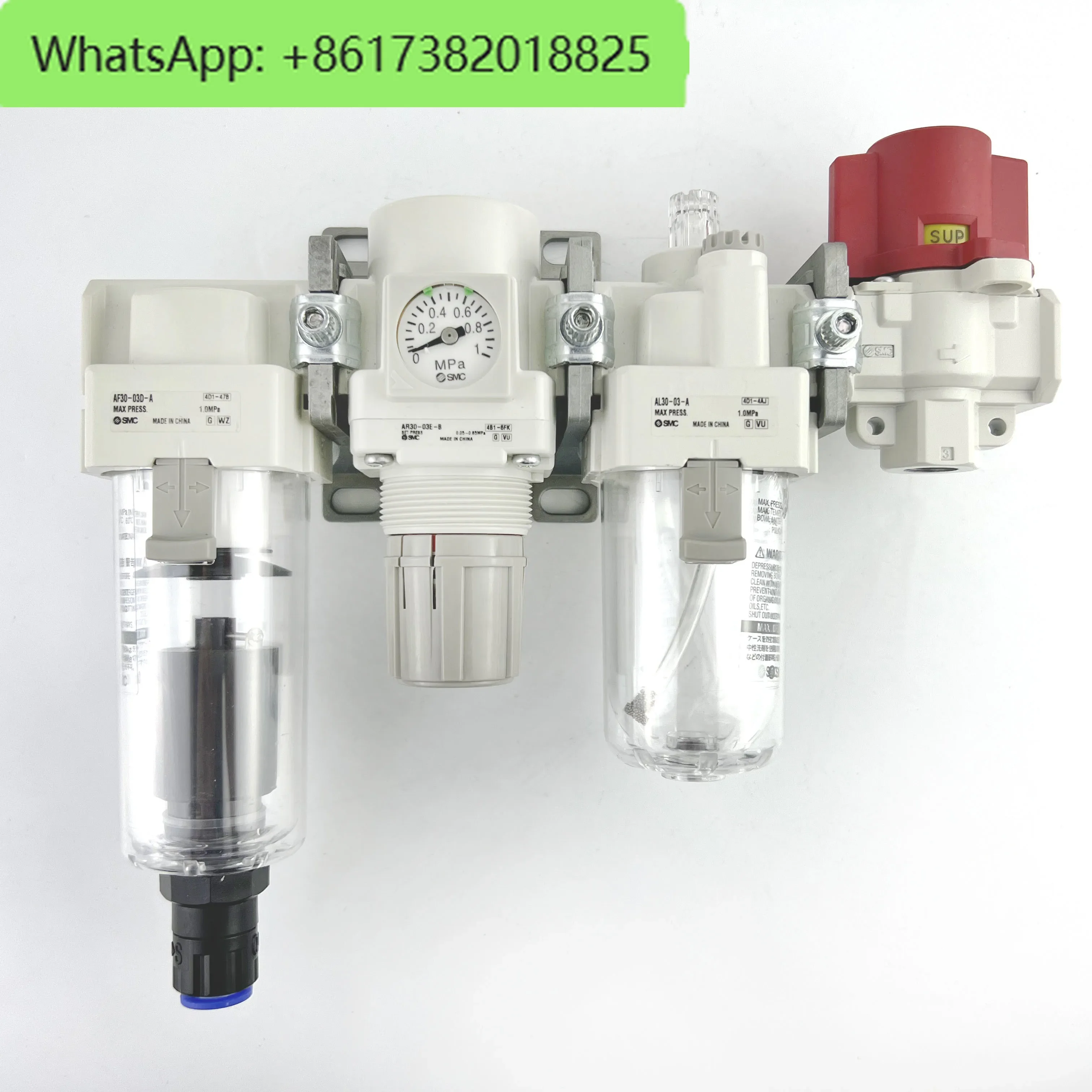 SMC Combination Filter Triple Unit AC20/AC30/AC40-01/02/03/04DE/CE/E-V-B Residual Pressure