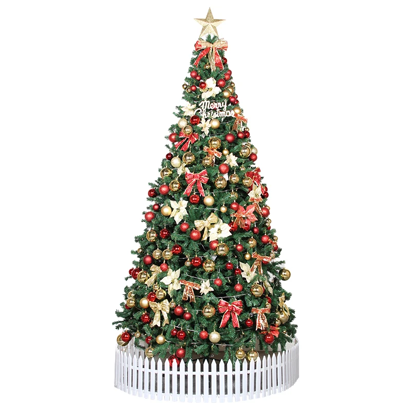 Encrypted Christmas tree package home shopping mall scene layout props Christmas day decoration supplies