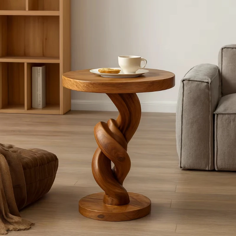 Modern solid wood side table wholesale living room decoration entrance and bedroom home furniture end stool