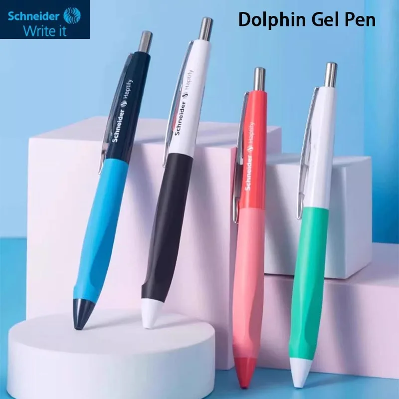 caneta-gel-retratil-schneider-dolphin-05mm-grande-capacidade-refil-g2-empunhadura-ergonomica-tinta-de-secagem-rapida-sem-borroes-material-de-escritorio
