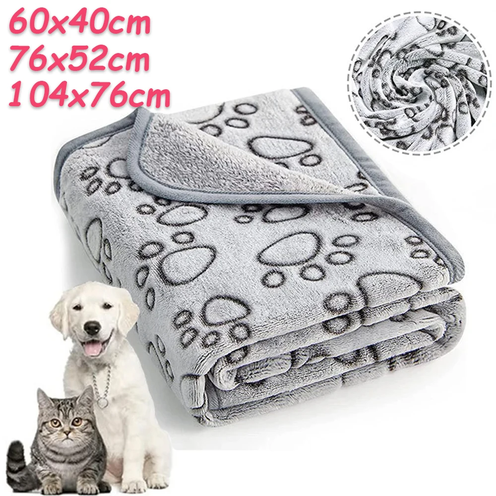 

3 Sizes Soft Fluffy High Quality Pet Blanket Plush Thin Pet Sleeping Blanket for Dogs Cats Dog Supplies Haustier-Decke 반려동물용품