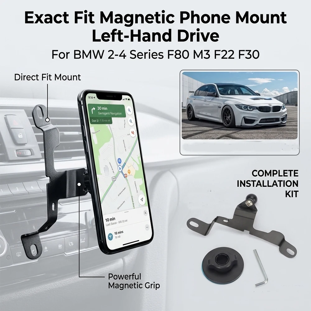 Support de téléphone magnétique à ajustement Exact pour conduite à gauche PM0119, pièces de rechange de haute qualité, nouvel arrivage