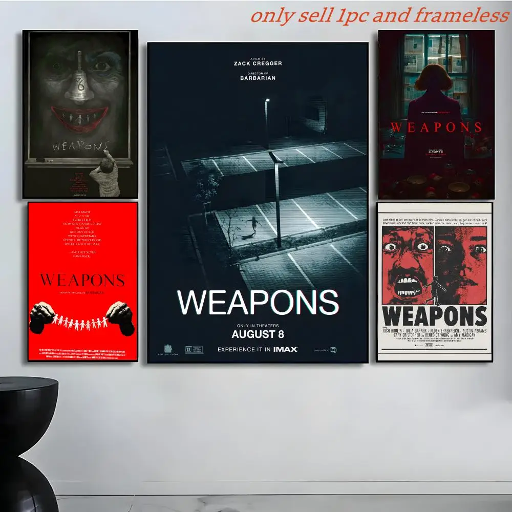 Mystery Horror film W-Weapons Poster Poster painting with prints Home bedroom living room decoration gift