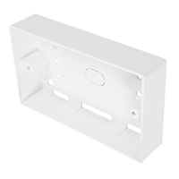 Thickened Socket Bottom Box for 146 Type Floor Wall Mounted Outlet Junction Box White Durable Plastic Safe Home Electrical