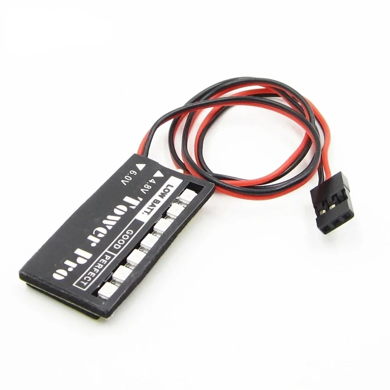 4.8V 6V 7 LED TOWER-PRO Receiver Electric Power Display RC Model Receiver Battery Voltage Indicator Car Auto