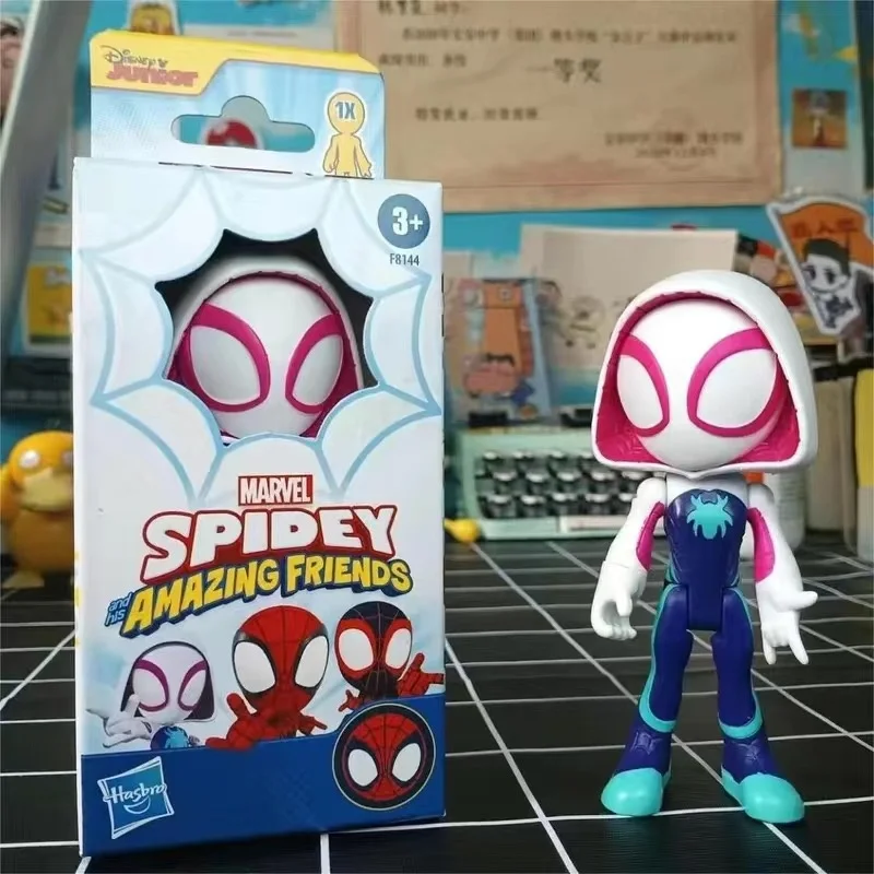 10cm Legends Catwoman Figure Spider Man Spidey And His Amazing Friends Anime Figurine Action Figure Toy Doll Model Kid Gifts