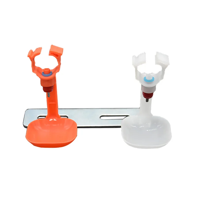 

30PCS Poultry, chicken, and duck water dispensers, steel ball connected hanging cups, automatic nipple connection cups