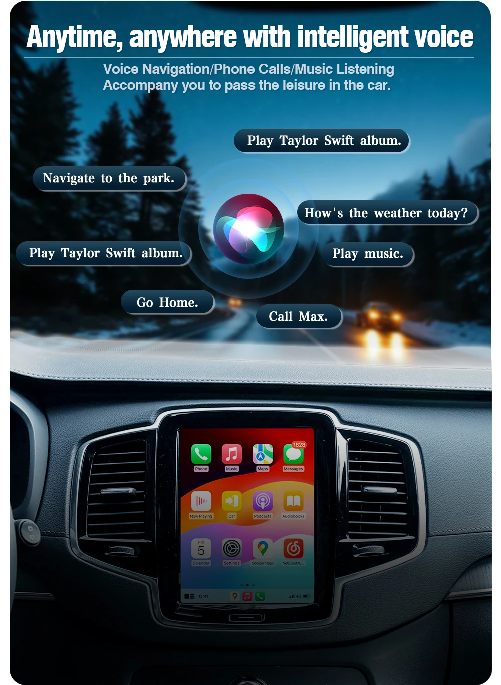AUTOTOP Android Auto Interface-Adapter für Volvo V60 V90 S60 XC40 XC60 XC90 S90 2017-2022 Vollbild Drahtlose CarPlay Box – Detail 10