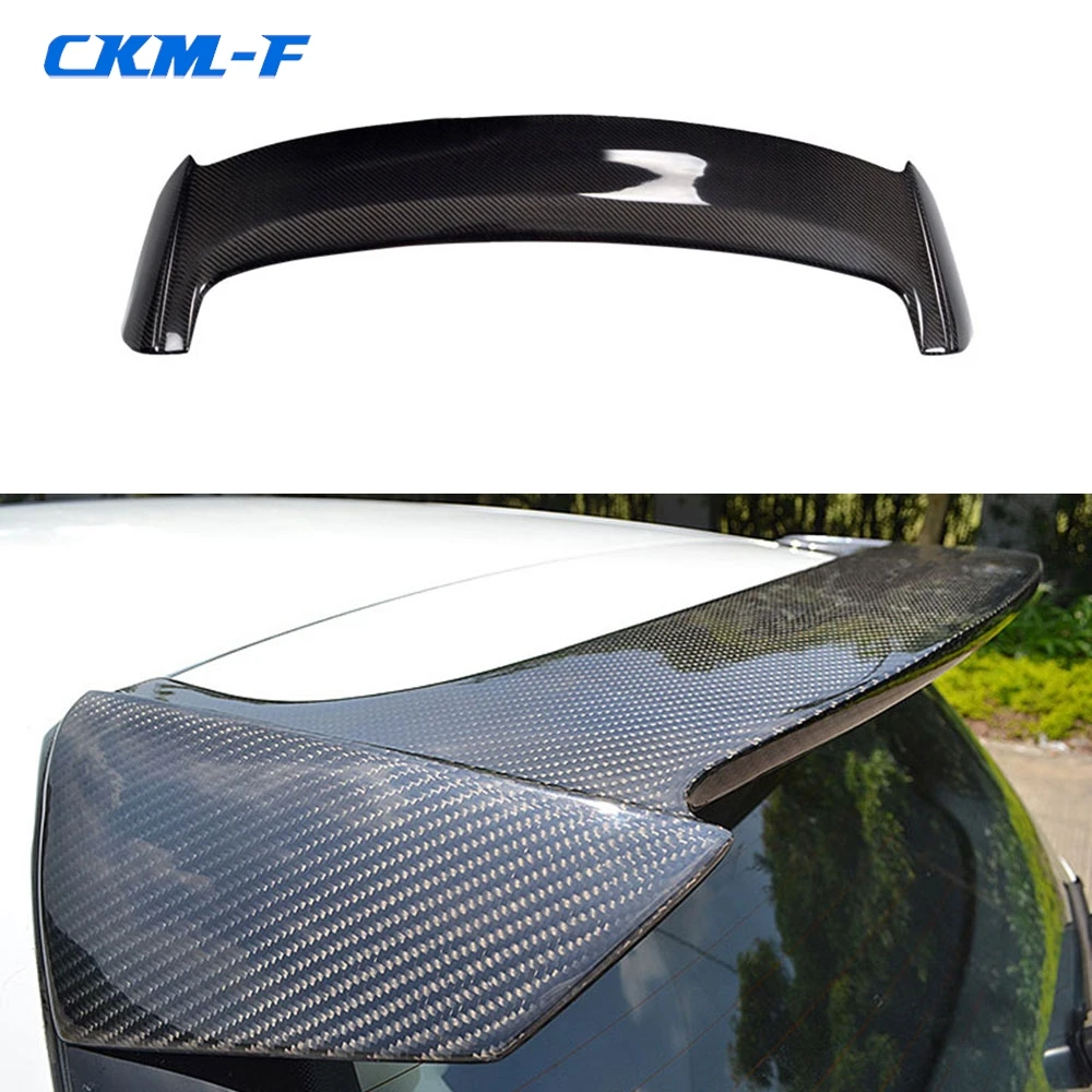 Carbon Fiber Car Rear Roof Spoiler Wing Lip for Volkswagen Golf 7 MK7 A style Standard Rline 2014 2015 2016 2017