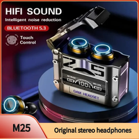 Original M25 TWS Wireless Headphones Bluetooth Earphones Touch Control Noise Reduction Stereo Earbuds Headsets With MIC