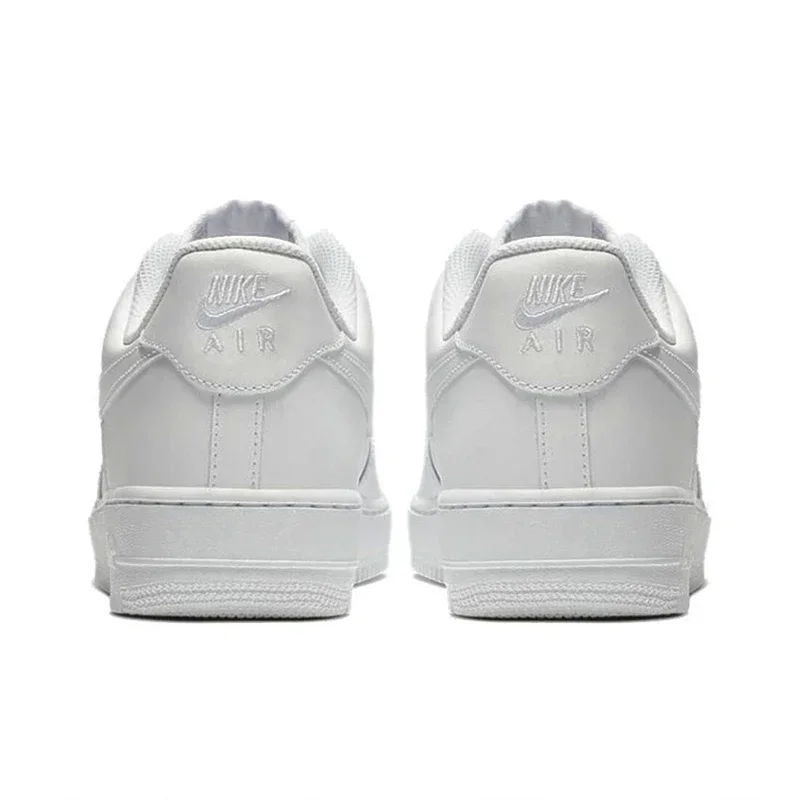 남녀공용 오리지널 나이키 Air Force 1 Low 07 남성용 스케이트보드 신발, AF1, 퓨어 화이트 클래식 레트로 스타일 CW2288-111