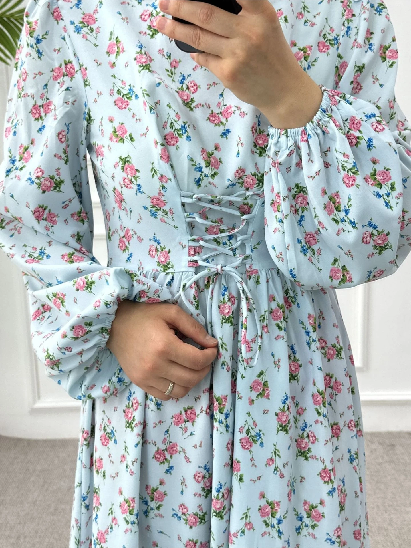 Eid femmes Robe musulmane Abaya imprimer Flroal pansement robes Largos fête Caftan Jalabiya Ramadan robes dubaï Robe arabe 2025
