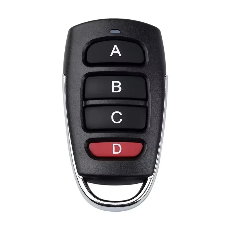 10/5pcs ABCD / Lock Unlock 4Button 433MHz Metal Push Button Remote Control Transmitter Universal 4 Buttons Garage Door Opener
