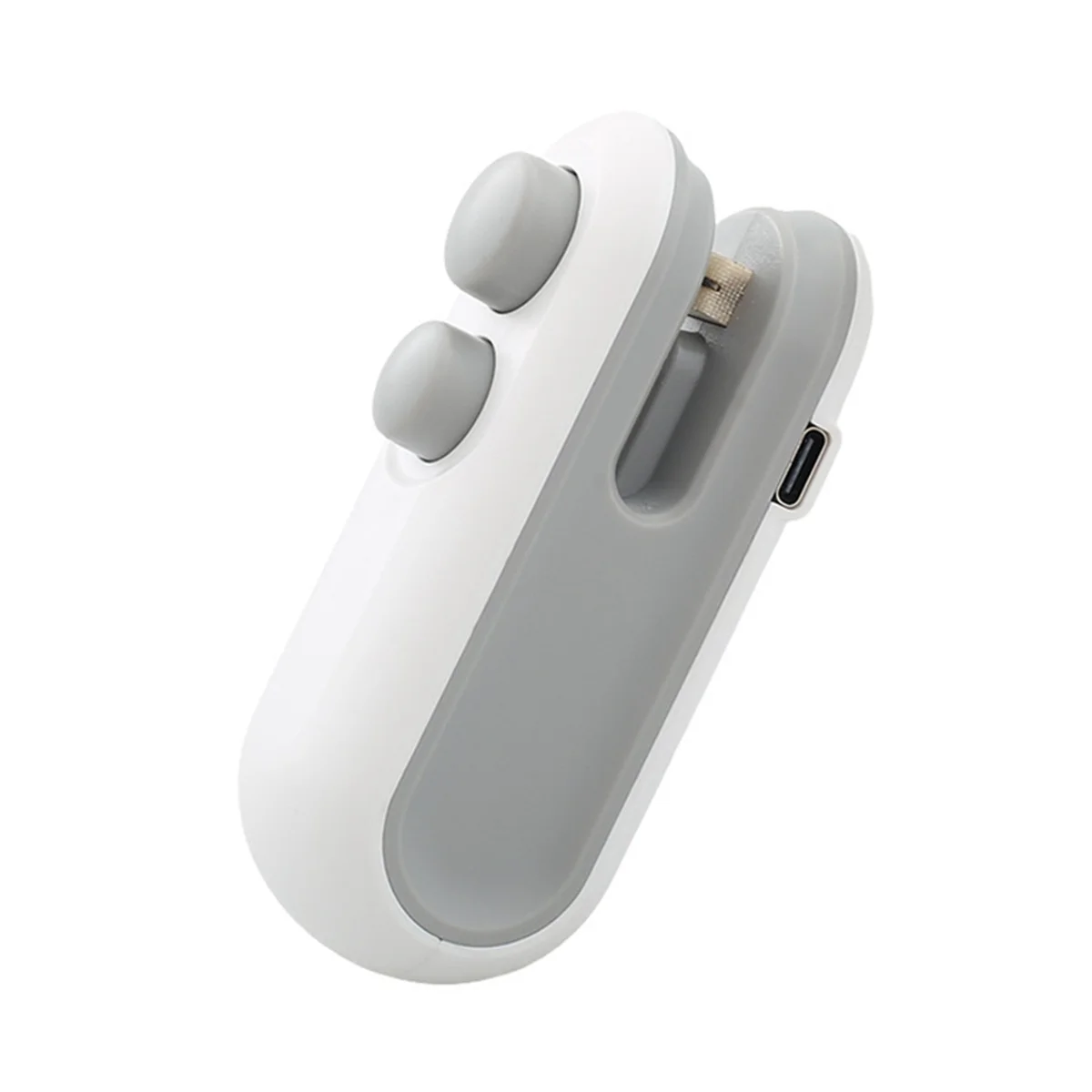 USB Food Bag Sealer Bag Heat Sealer Machine Household Small Hand Pressure Bag Sealing Accessories Snack Sealer Clip -A