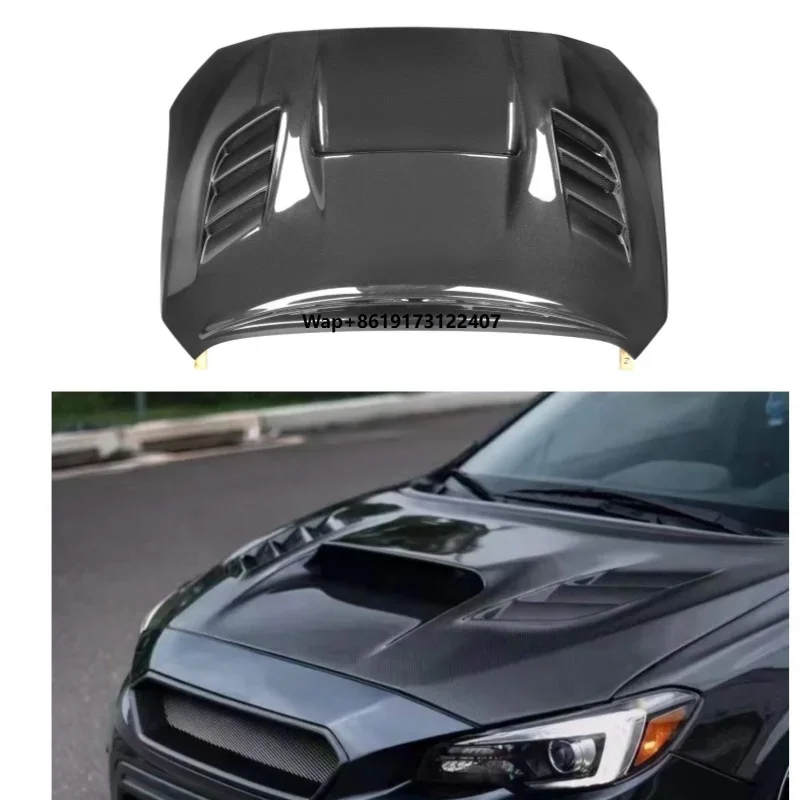 

Good Fitment Car BodyKit Front Hood Cover with Vent for WRX/STI 11th Gen 2015-2021 Front Bonnet Hood