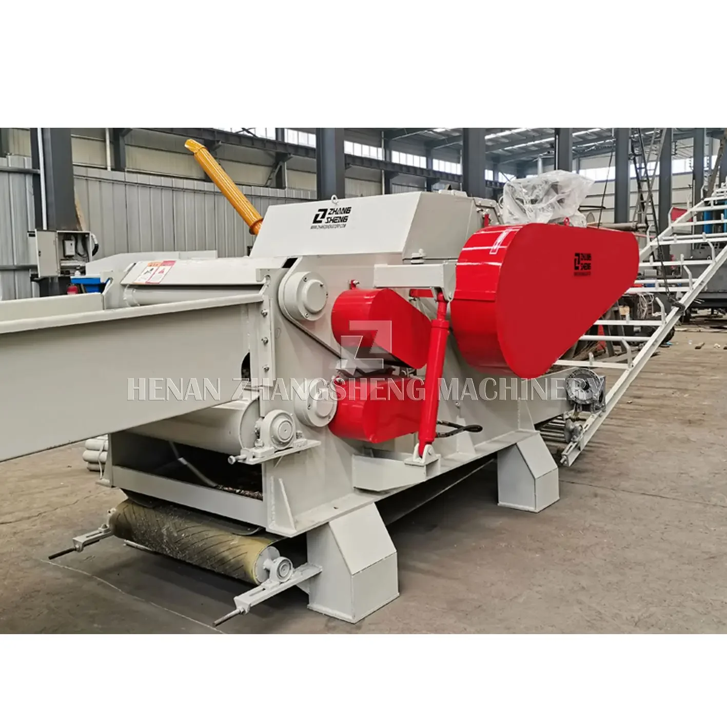 drum wood crusher shredder branches tree chipping machine japan  chipper 15 tons hydraulic woods divider machinery