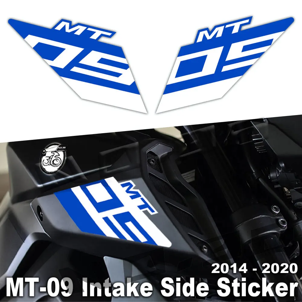 

3M Motorcycle Air Intake Side Sticker Side Fairing Decal Accessories Waterproof For MT09 MT-09 MT-09SP FZ09 2014-2020