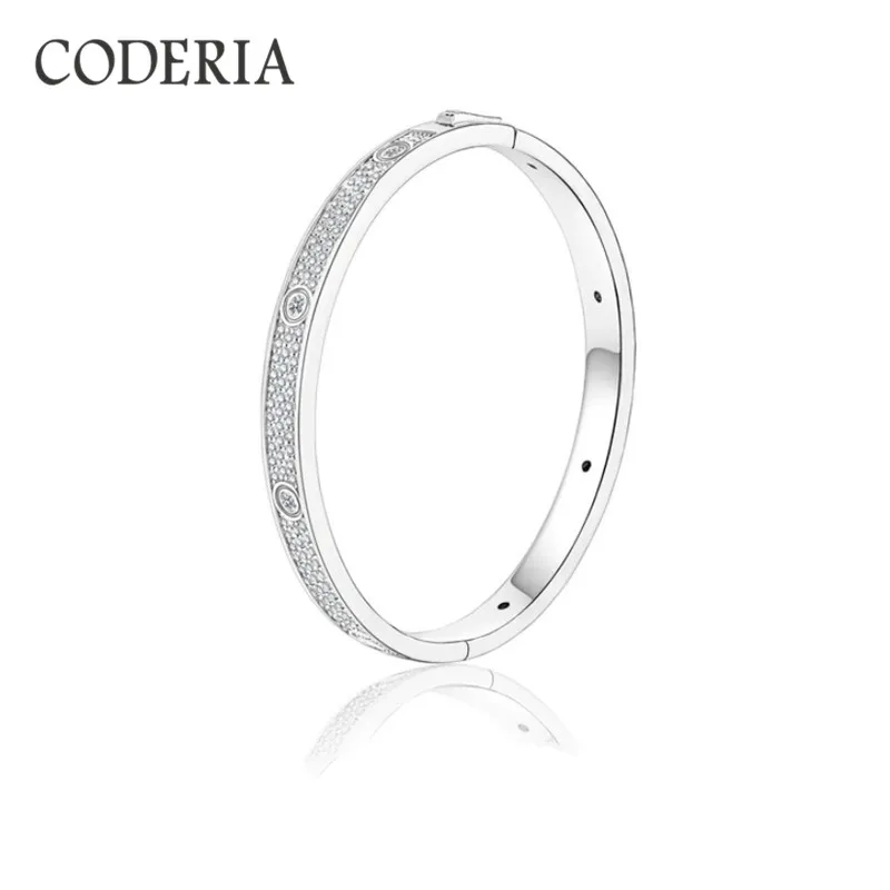 GRA Certified Luxury D Color All Moissanite Bracelet Total 5 Carat 925 Sterling Silver Bangle