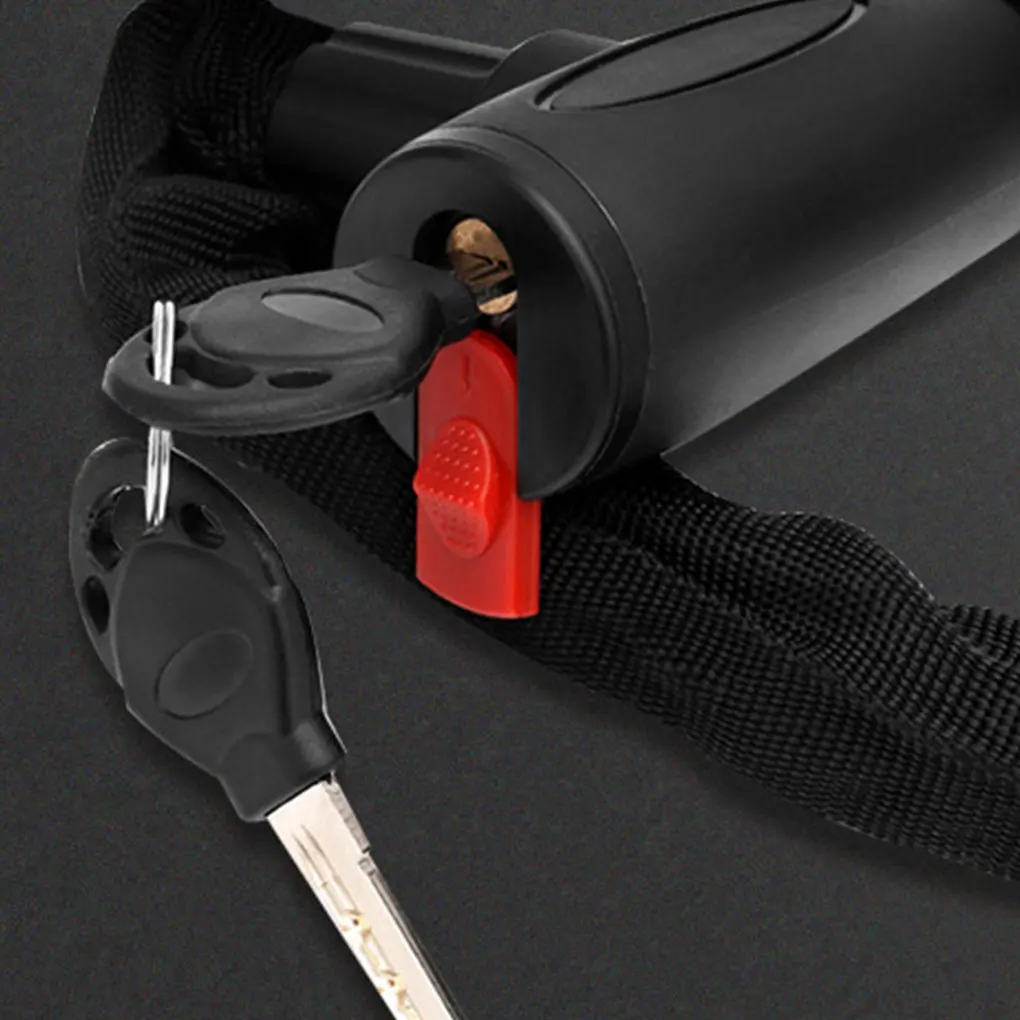 Lightweight Cycling Chain Lock - Anti-Theft Solution For Bike Enthusiasts Anti-Theft Bike Lock black 120cm